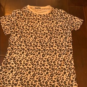 Leopard print tee